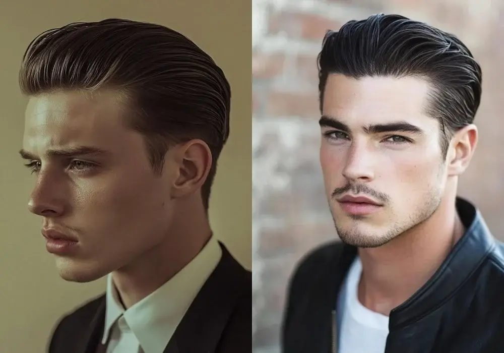 Kiểu tóc Pompadour Slick Back đẹp gọn gàng