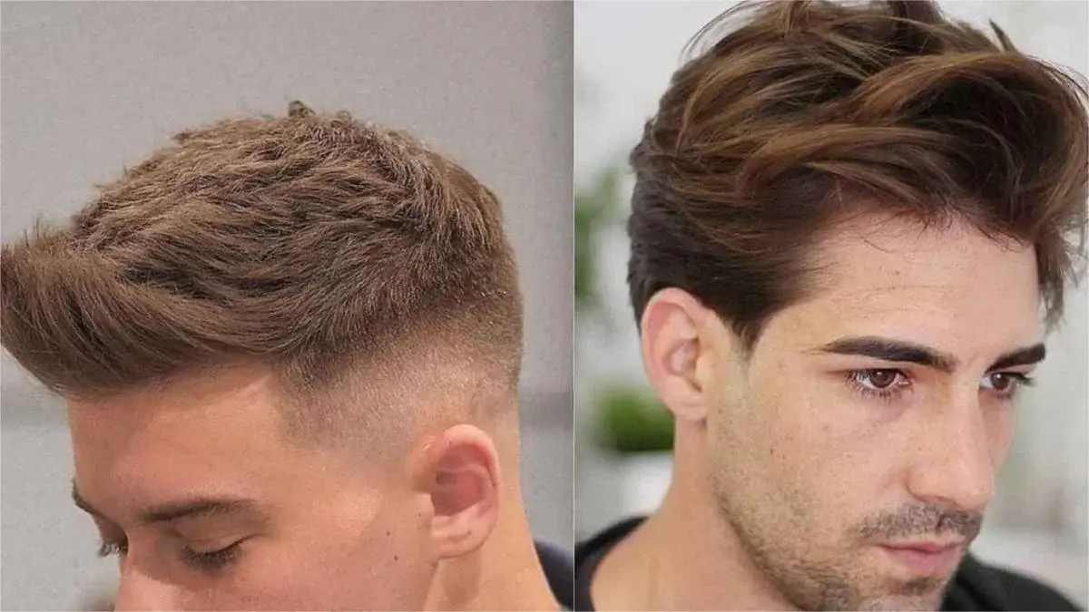Mẫu tóc Quiff Fade nam skin fade chuẩn