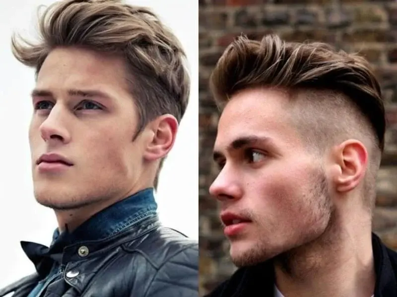 Mẫu tóc Quiff nam 7/3 fade cá tính