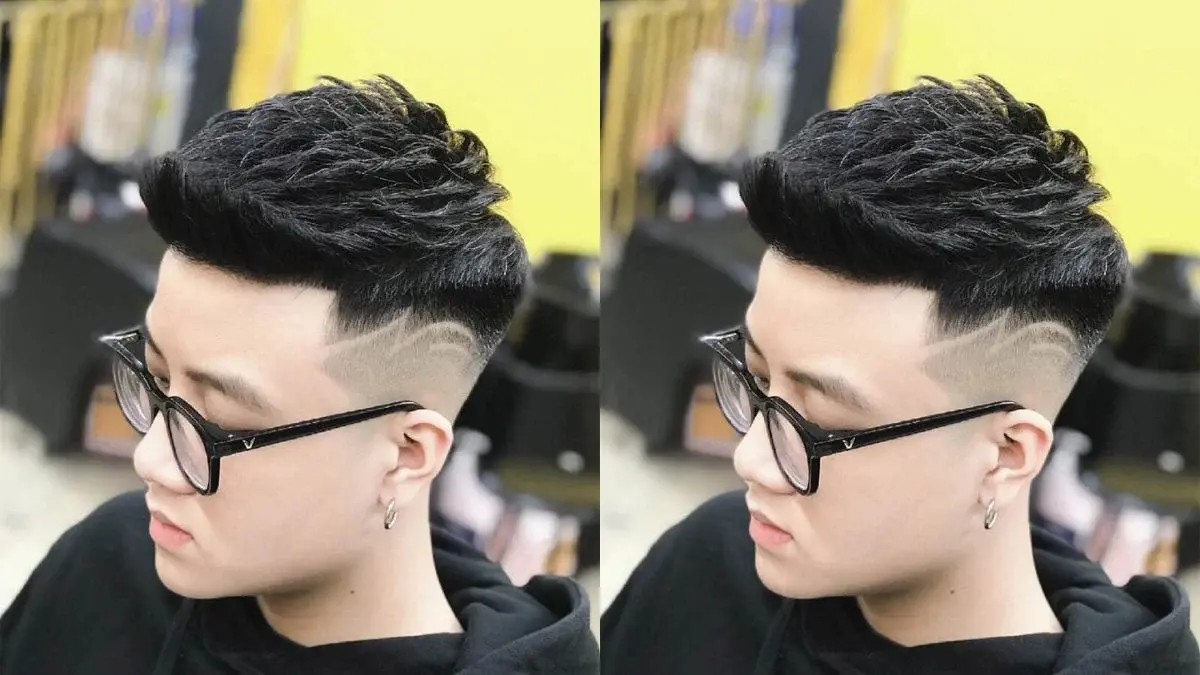 Style tóc Quiff nam cổ điển đơn giản đẹp