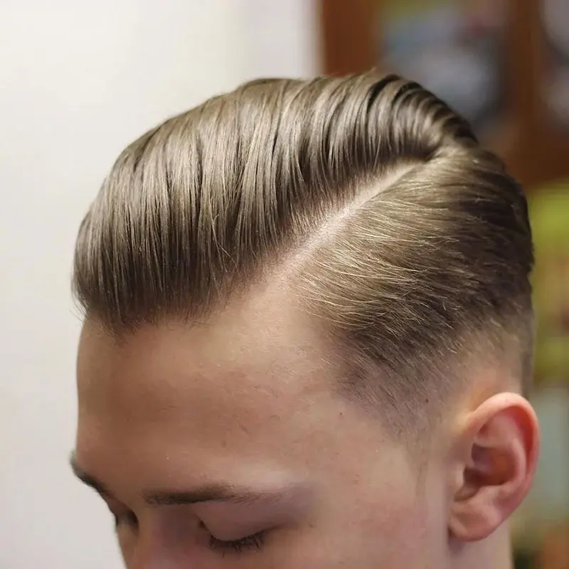 Kiểu tóc Side Part Slick Back đẹp gọn gàng