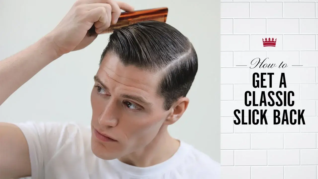 Phong cách tóc Side Part Slick Back gọn sắc nét