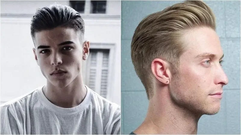Form tóc Slick Back cổ điển gọn sắc nét