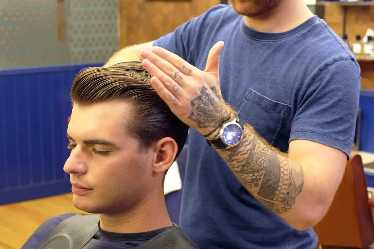 Phong cách tóc Slick Back Fade high fade nổi bật