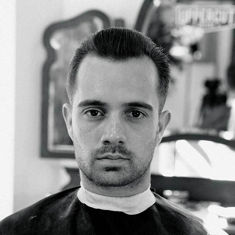 Style tóc Slick Back Fade chuyển tiếp mượt