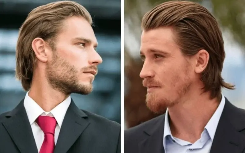 Mẫu tóc Slick Back tóc dài buông thướt sang trọng
