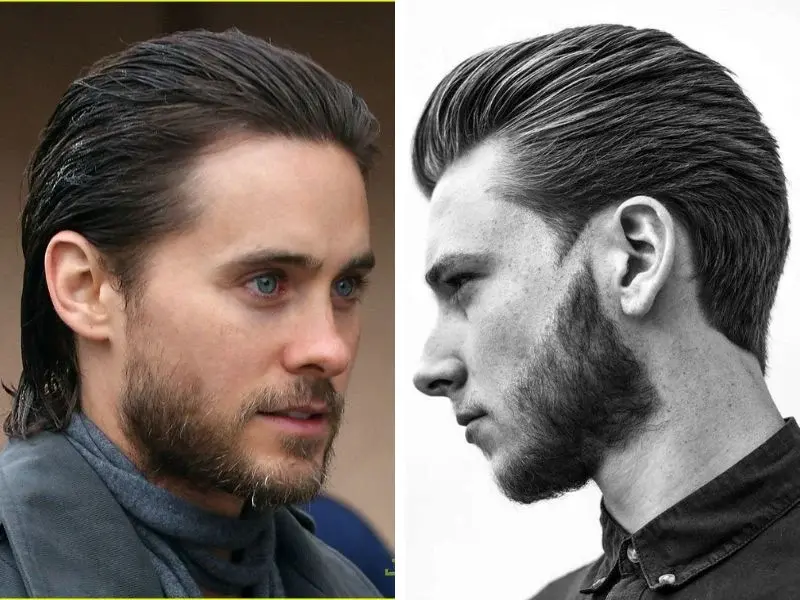 Kiểu cắt tóc Slick Back tóc dài quyến rũ