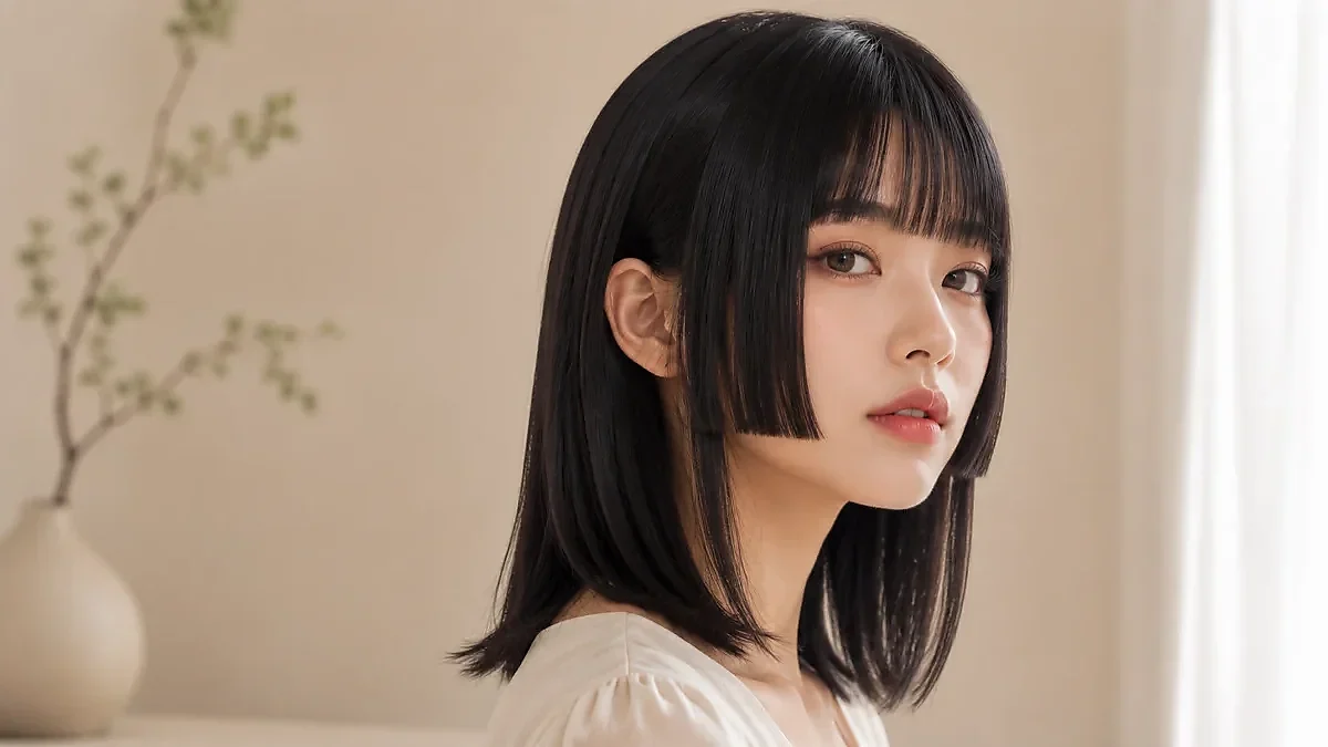Kiểu Tóc Hime Cut Nữ Đẹp, Cá Tính Và Đậm Phong Cách Nhật Bản – ảnh kiểu tóc thực tế