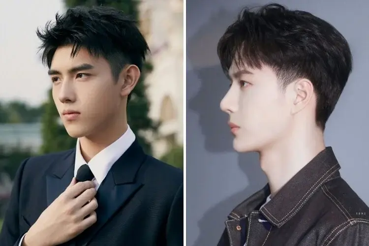 Kiểu tóc xoăn Two Block nam uốn xoăn nhẹ sóng bồng bềnh Form tóc Two Block nam uốn xoăn nhẹ ốc cá tính