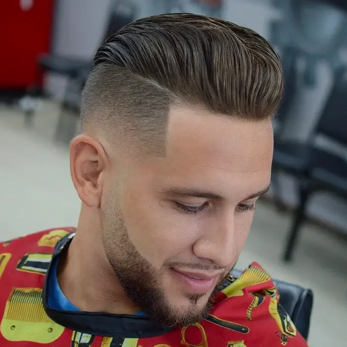 Form tóc Undercut Quiff nam disconnect đẹp