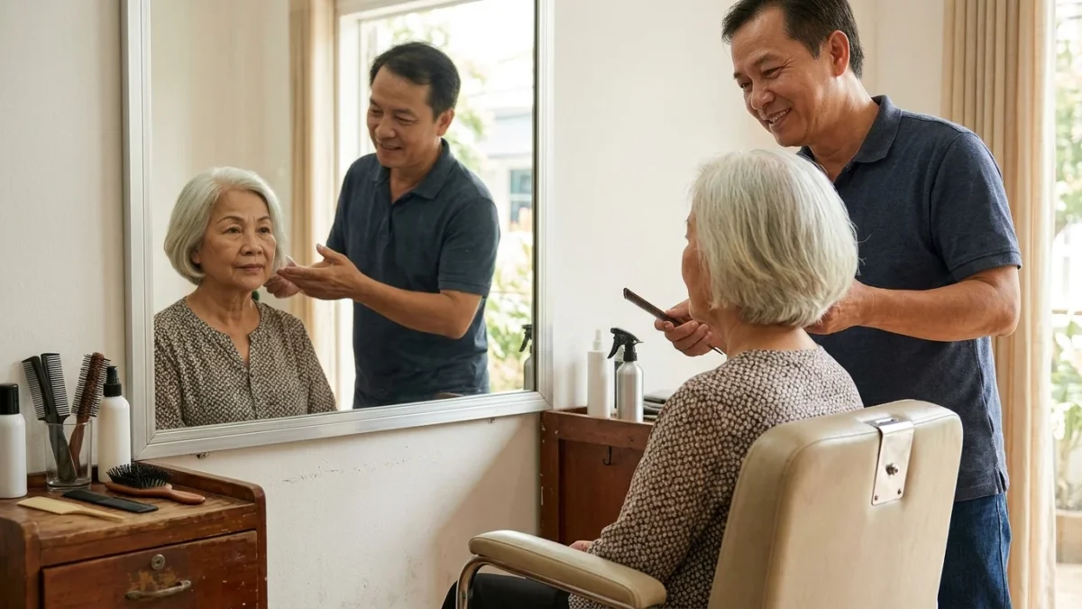 Kiểu Tóc Cho Người Cao Tuổi: Chọn Form Dễ Chăm Theo Nhu Cầu Thực Tế – ảnh kiểu tóc thực tế