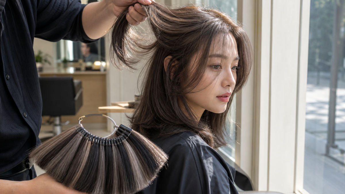 Tóc màu nâu lạnh: hợp da nào, có cần tẩy không và chọn shade ra sao – ảnh kiểu tóc thực tế