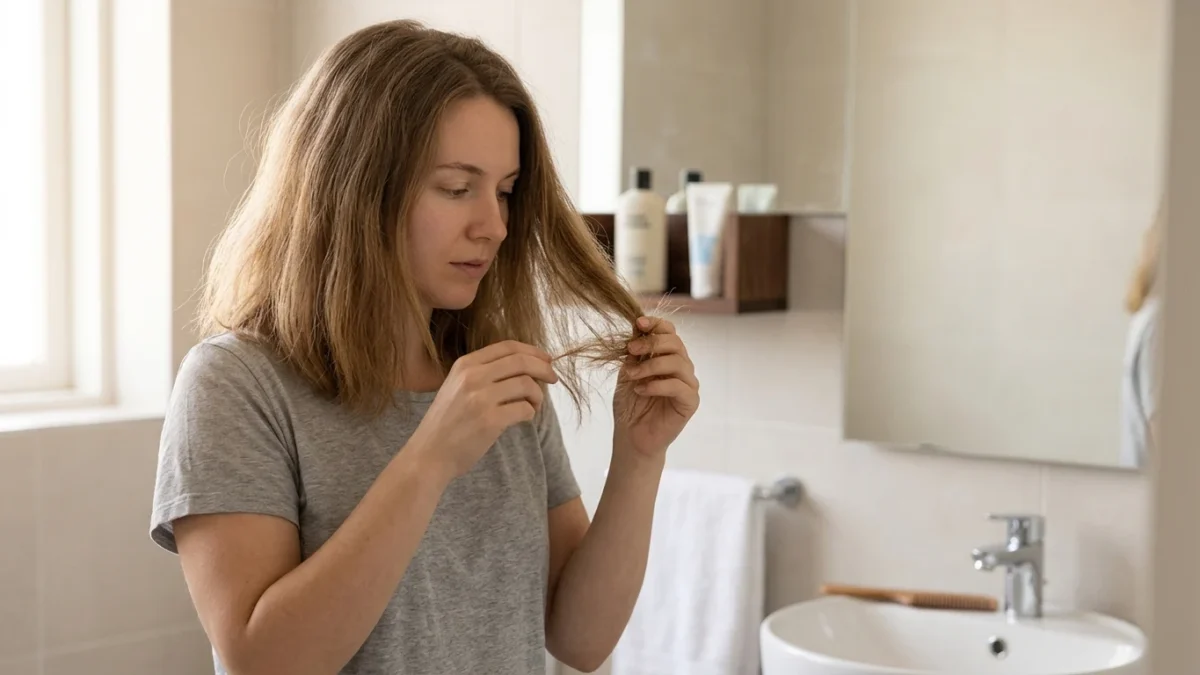 Tóc Khô Xơ: Phân Biệt Thiếu Ẩm Và Hư Tổn Để Chăm Đúng – ảnh kiểu tóc thực tế